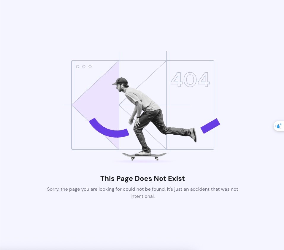 404 Error Page
